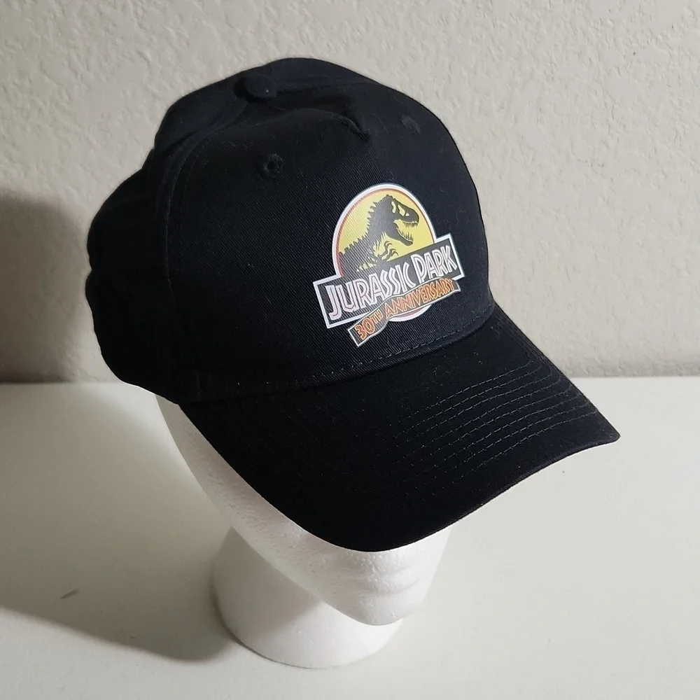 Universal Hat Jurassic Park 30th Anniversary black baseball hat